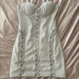 HOUSE OF CB Suede mini dress